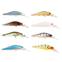 Atomic Hardz Fishing Lure Shad 50mm Deep Rattle DiverTight Shimmy Action