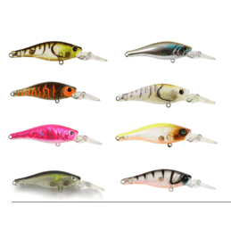 Atomic Hardz Fishing Lure Shiner 45mm Deep Distinct Wobble and Roll Action