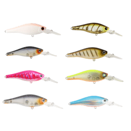 Atomic Hardz Fishing Lure Shiner 60mm Deep Distinct Wobble and Roll Action
