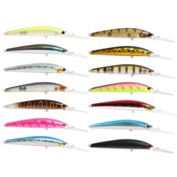 Atomic Hardz Fishing Lure Slim Twitcher Deep 125mm Erratic Dart and Swimming