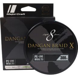 MajorCraft Dangan Fishing Braid X Cross 8 Ultra Strong Polyethylene Fibres - Multi color PE 0.8 16lb