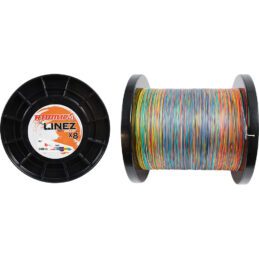 Atomic Linez Braid Fishing Line 8X Multi Colour 2400m Ultra Japanese Fibres