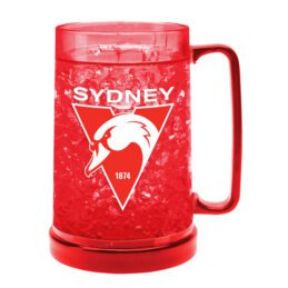 Sydney Swans AFL Aussie Rules Coloured Ezy Freeze Beer Stein Frosty Mug Cup