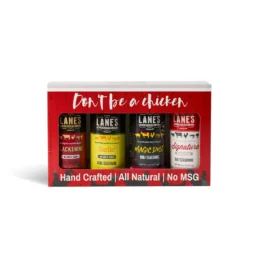 Lanes Dont Be a Chicken - 4 Rub Gift Set BBQ Seasonings Pack
