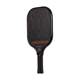 ONIX Pickleball Paddle Evoke Raw Carbon Black/Orange 12mm Power