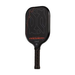 ONIX Pickleball Paddle Evoke Raw Carbon Black/Orange 14mm Control