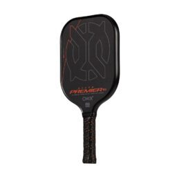 ONIX Pickleball Paddle Evoke Raw Carbon Black/Orange 16mm MAX Control