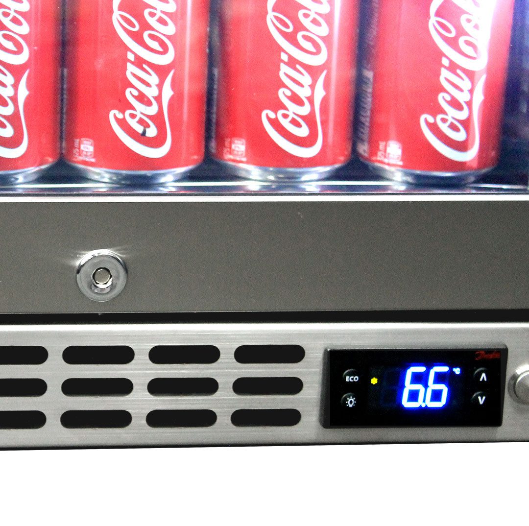 Schmick Quiet Running Front Venting Under Bench Heated Glass Door Bar Fridge - Image 4