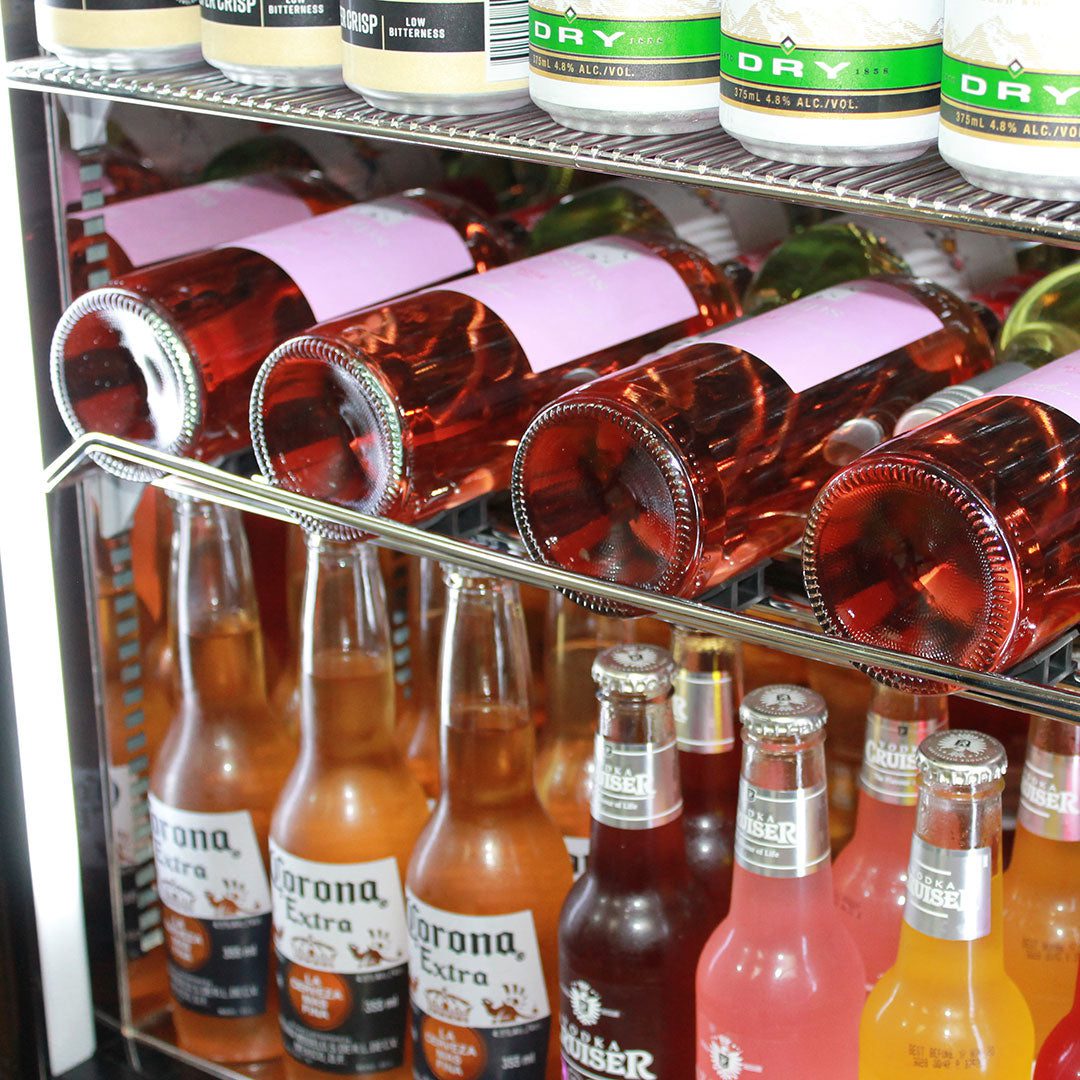 Schmick Quiet Running Front Venting Under Bench Heated Glass Door Bar Fridge - Image 2