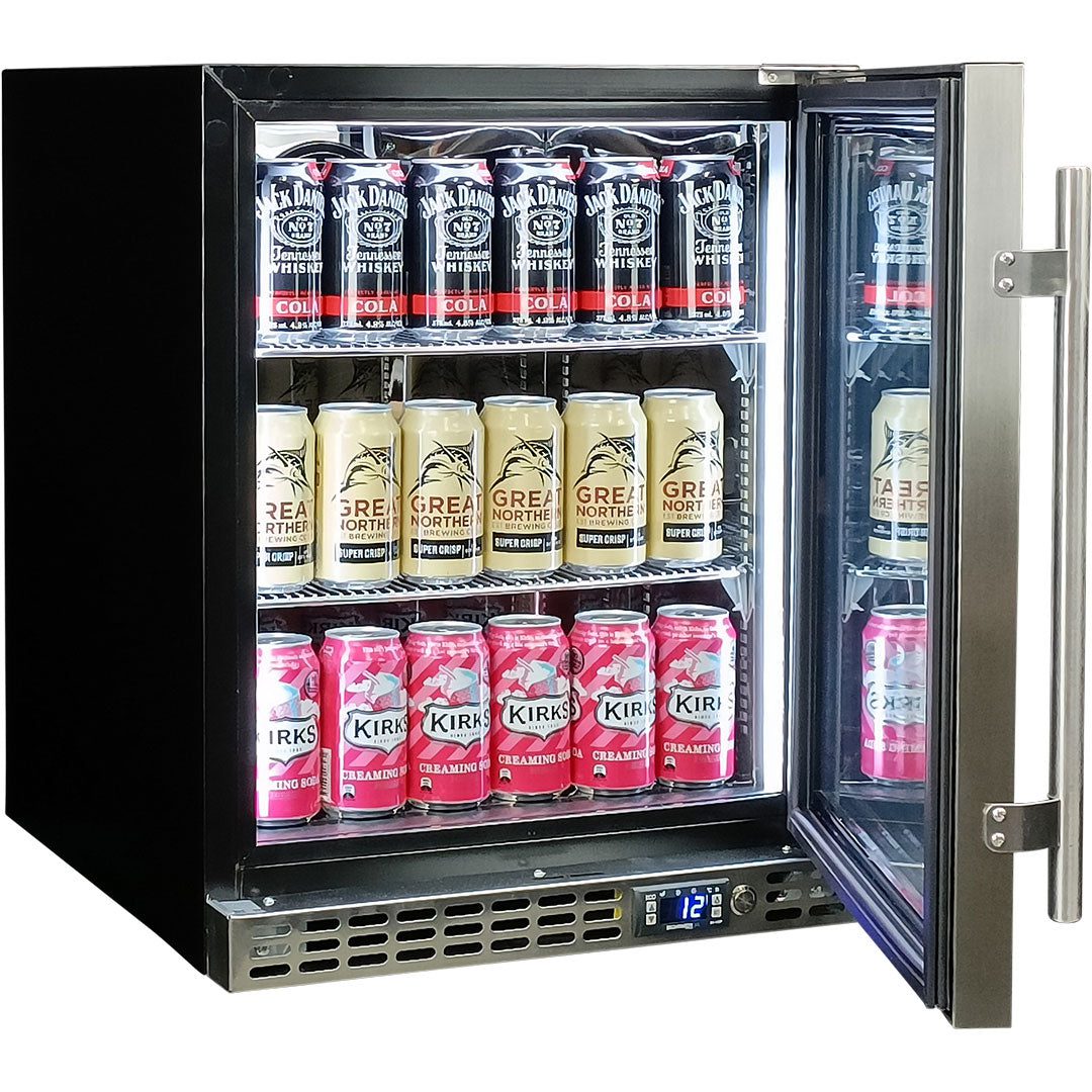 Schmick Quiet Running Front Venting Under Bench Heated Glass Door Bar Fridge - Image 9