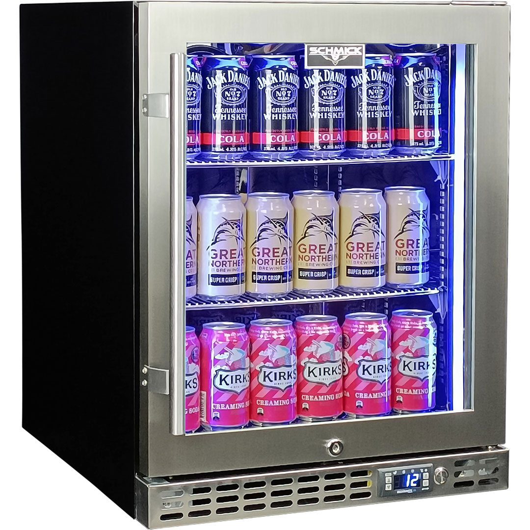 Schmick Quiet Running Front Venting Under Bench Heated Glass Door Bar Fridge - Image 8