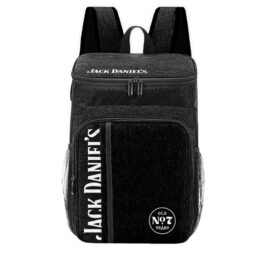 Jack Daniels Drink Food Cooler Zip Bag Backpack