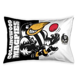 Collingwood Magpies AFL Aussie Rules Team Logo Pillowcase