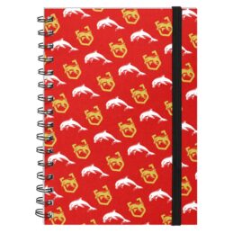 Redcliffe Dolphins NRL Rugby League Official Notebook A5