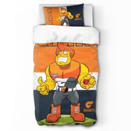 Greater Western Giants AFL Team Logo Single Quilt Cover Set