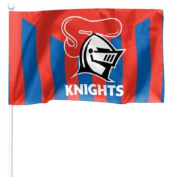 Newcastle Knights Licensed NRL KIDS Pole Game Day Flag Banner