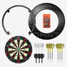 Target Darts Omni Ultimate Home Setup TOR Dartboard Surround Darts