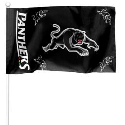 Penrith Panthers Licensed NRL KIDS Pole Game Day Flag Banner