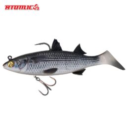 Atomic Real Baitz Soft Fishing Lure Yellow Eye Mullet Pre Rigged and Weighted