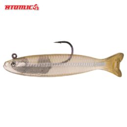 Atomic Real Baitz Soft Fishing Lure Whitebait Pre Rigged and Weighted