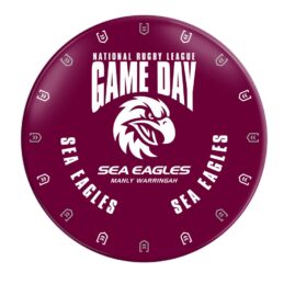 Manly Warringah Sea Eagles NRL Rugby Melamine Snack Plate