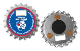 Western Bulldogs AFL 3 in 1 Steel Bottle Opener Gadget Fridge Magnet