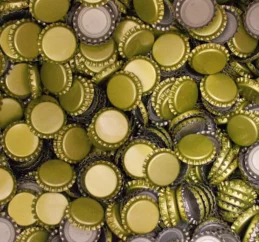 HOB Gold Crown Seals 200 Pack Bottling Homebrewing Beer Kombucha Ginger Beer