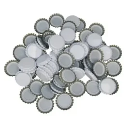 HOB Silver Crown Seals 400 Pack Bottling Homebrewing Beer Kombucha Ginger Beer
