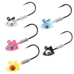 Tackle Tactics TT Big EyeZ Painted Jighead Fishing Lure Hook