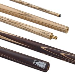 PowerGlide Status 2 Piece 9.5mm Tip Ash Pool Snooker Billiard Cue 19oz with Extension
