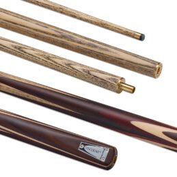 PowerGlide Viscount 2 Piece 9.5mm Tip Ash Pool Snooker Billiard Cue 19oz