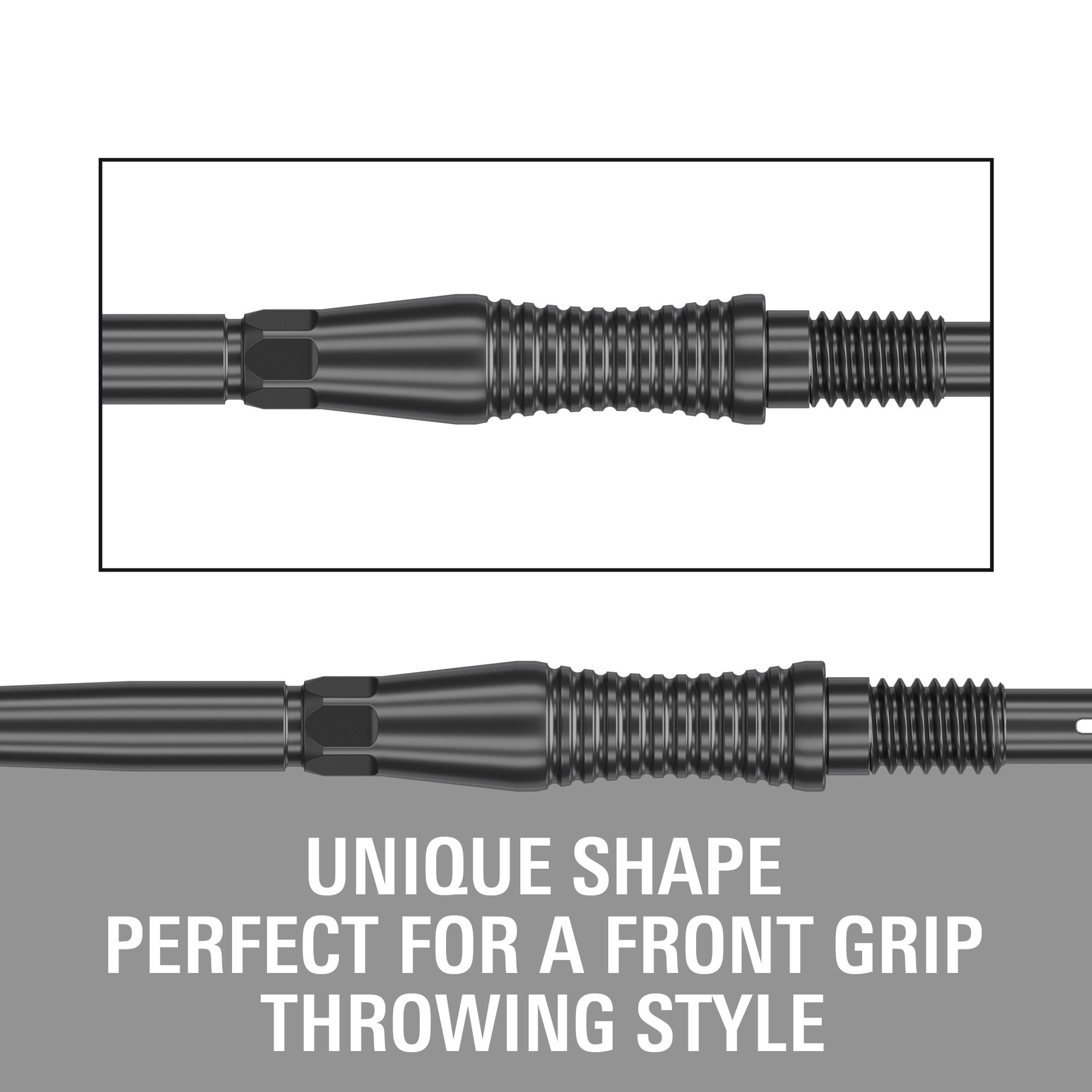 Target Darts Signature Swiss Point RST Black Radial Groove Grip 2 Target Darts Signature Swiss Point RST Black Radial Groove Grip - Image 2