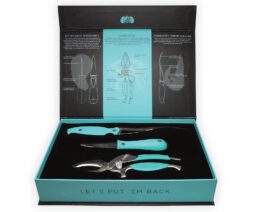 Toadfish Coastal Kitchen Collection Crab Cutter Teal Oyster Knife Prawn Cleaner