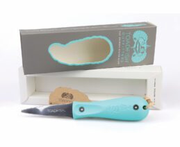 Toadfish Put 'Em Back Oyster Knife Teal Japanese Stainless Steel