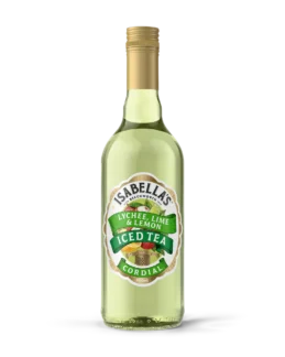 Isabella's Lychee Lime and Lemon Ice Tea Cordial Flavouring Cocktails 700ml