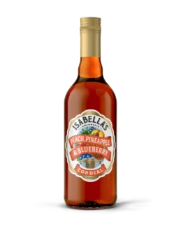 Isabella's Peach Pineapple and Blueberry Cordial Flavouring Cocktails 700ml