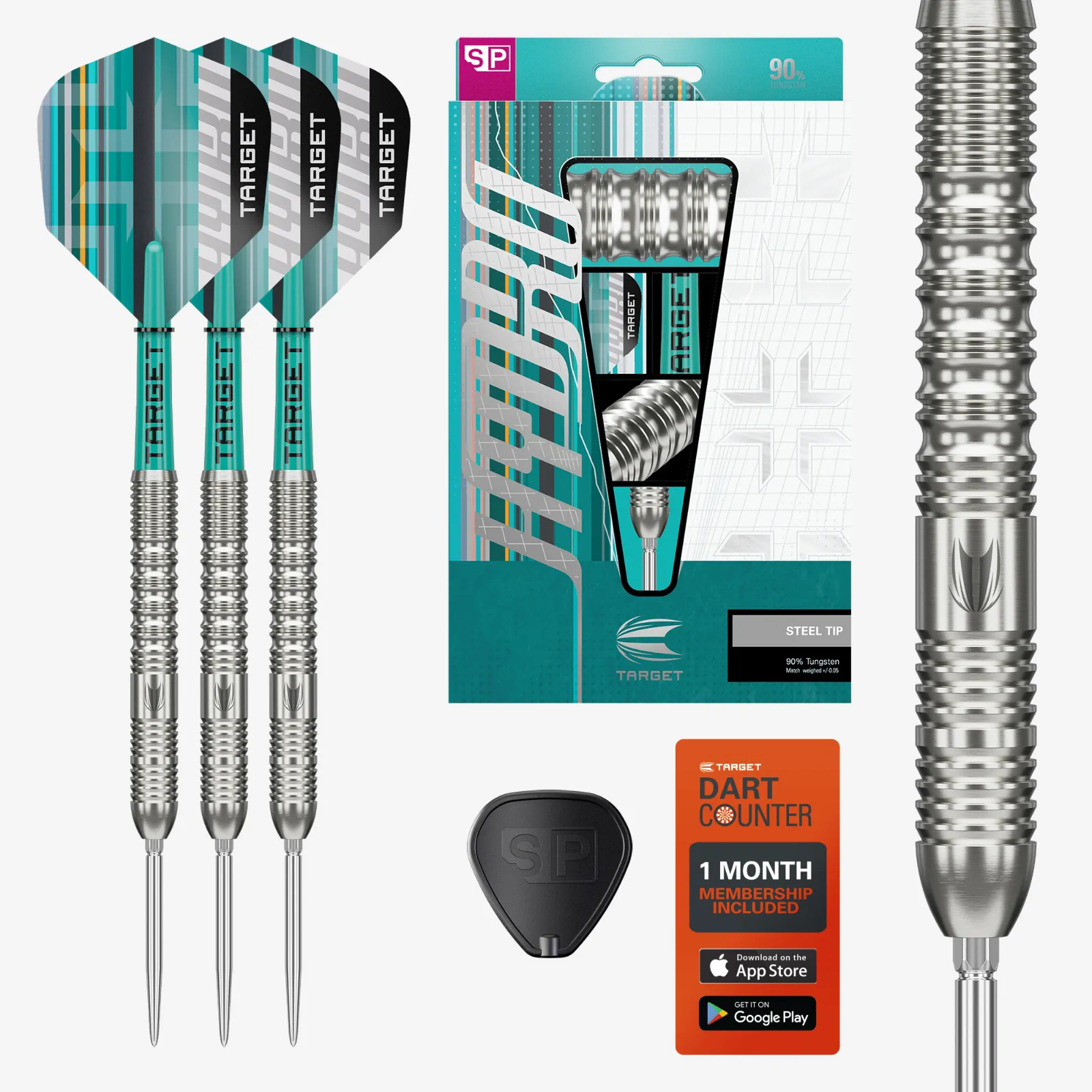 Target Hydro 90% Tungsten 03 Swiss Point Steel Tip Darts - Image 5