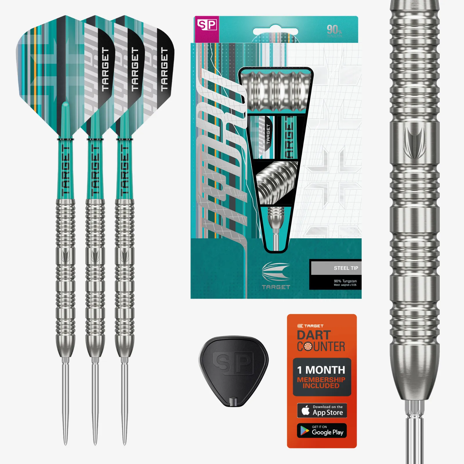Target Hydro 90% Tungsten 02 21G Swiss Point Steel Tip Darts 1 Target Hydro 90% Tungsten 02 21G Swiss Point Steel Tip Darts