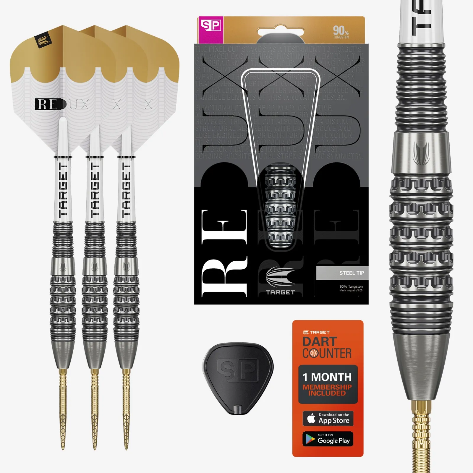 Target Redux 90% Tungsten Swiss Point Steel Tip Darts 02