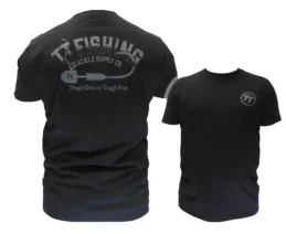 TT Lures Premium T Shirt Flathead Flatout Black Sizes Small to 3 X Large