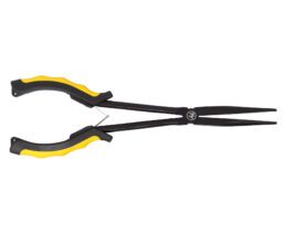 TT 11 Inch Long Reach Bent Nose Plier With Serrated Jawsand Spring Assisted