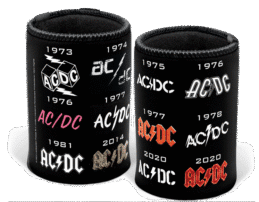 ACDC Can Cooler Stubby Holder 50 Years Design