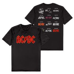 ACDC 50 Fifty Years Design Tee T-Shirt