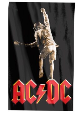 ACDC Tour Black Red Cape Wall Flag