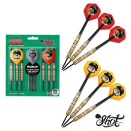 Shot Darts Duel Brass Steel Tip Dart Set 18gm