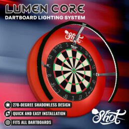 Shot Darts LumenCore 270 Degree Shadowless Dartboard Lighting System