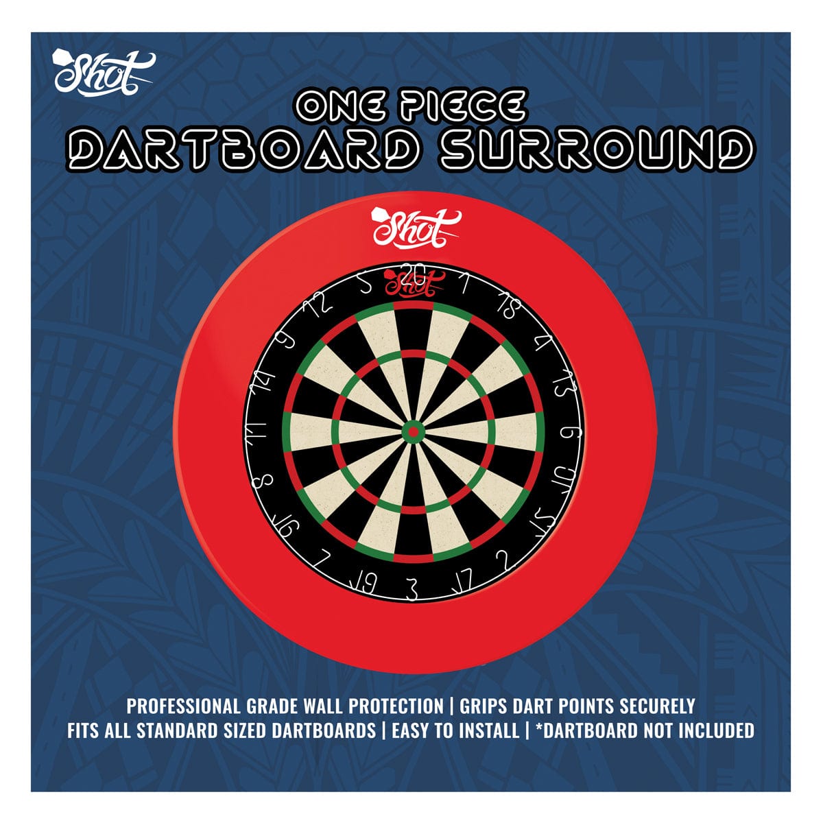 Target Darts Luke Littler Dartboard + Shot Darts Red Surround + Darts - Image 5