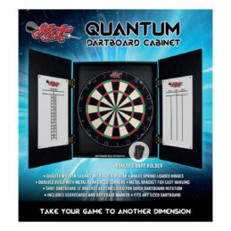 Shot Darts Quantum Oversize Wooden Cabinet Black