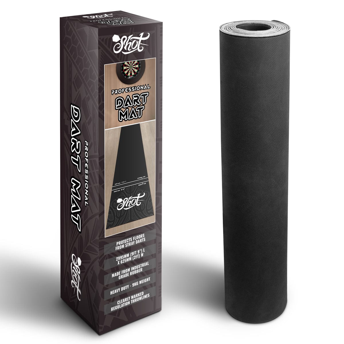 Shot Darts Rubber Protective Dart Mat 2 Shot Darts Rubber Protective Dart Mat - Image 2