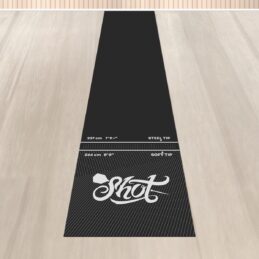 Shot Darts Recreation Room Non Slip Rubber Knit Protective Dart Mat